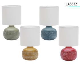 LAMPE CHEV CERAMIQUE COUL 26C*