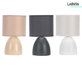 LAMPE CHEVET CERAMIC COUL 25CM