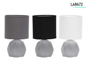 LAMPE CHEVET CIMENT 28CM