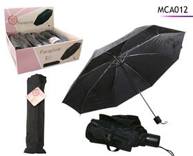 PARAPLUIE NOIR PLIABLE + PRES.