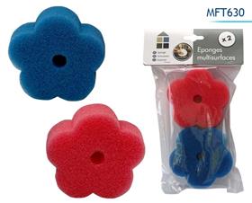 EPONGE FLEURS X2 10X9CM