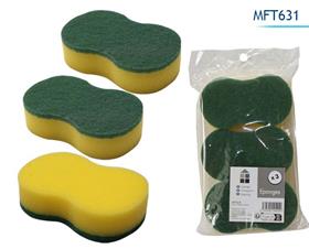EPONGE MENAGE X3 12X7X2.5CM