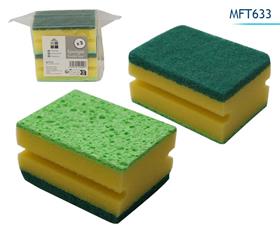 EPONGE DBLE FACEX2 10X7X4.5CM