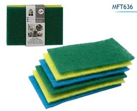 TAMPON ABRASIF X6 15X10X0.5CM