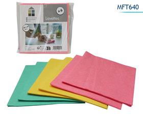 EPONGE LAVETTES X6 38X38CM