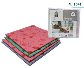 EPONGE LAVETTES X4 38X38CM