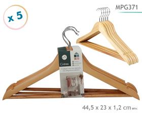 CINTRES BOIS NATUREL X5 44.5CM