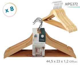 CINTRES BOIS NATUREL X8 44.5CM