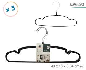 CINTRES ROND METAL/PVC X5 40CM