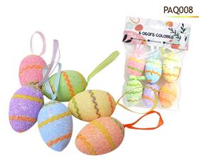 OEUFS X6  COLORES A ACCROCH 6C