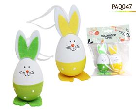 OEUFS X2  LAPINS 4X9.5CM