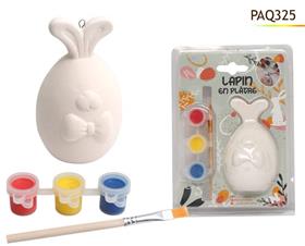 CREA LAPIN PLATRE PEINDRE 9C