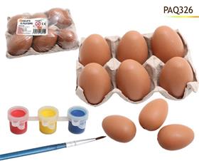 CREA OEUFS X6 4X6CM A PEINDRE