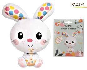 BALLON LAPIN ALU 55X70CM