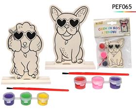 CHIEN BOIS A PEINDRE