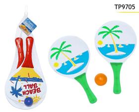 RAQUETTES x2  BEACH BALL 32X18